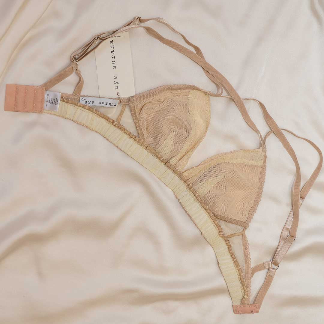 Celine Convertible Moonstone Bralette 32B