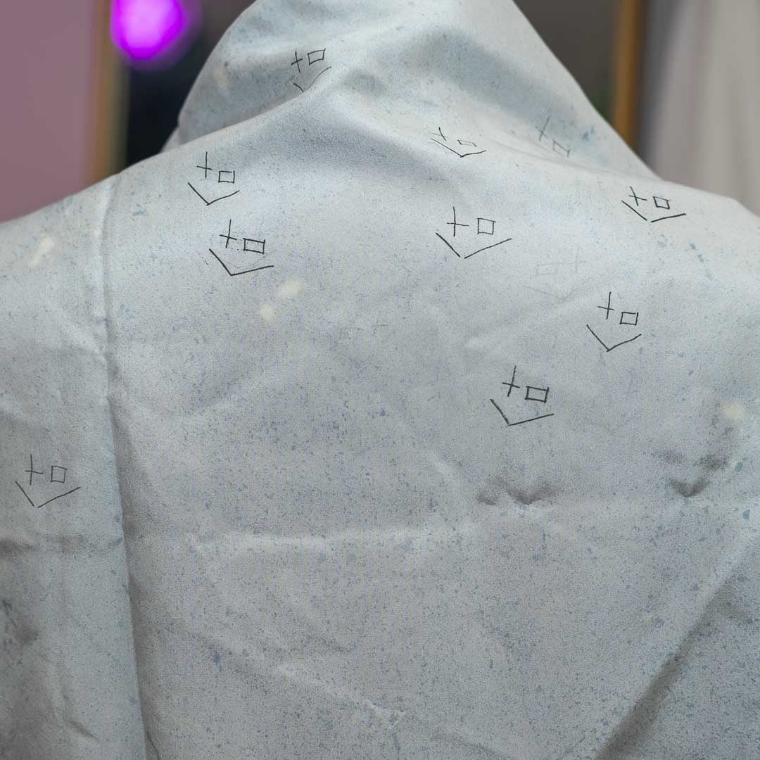 Little Houses Hand-Dyed Silk Shawl - Imperfect Sample Quality