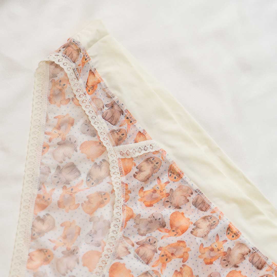 Hunny Bunny Mesh Bikini 2X/3X - One-of-a-kind