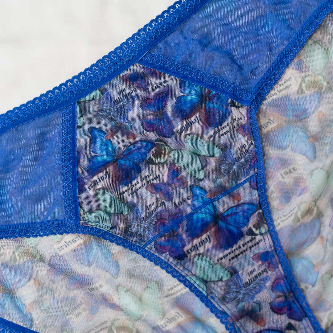Butterfly Metamorphosis Printed Bikini 2X/3X