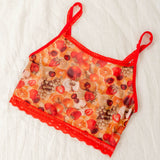 Fruit Punch Printed Crop Cami - Uye Surana