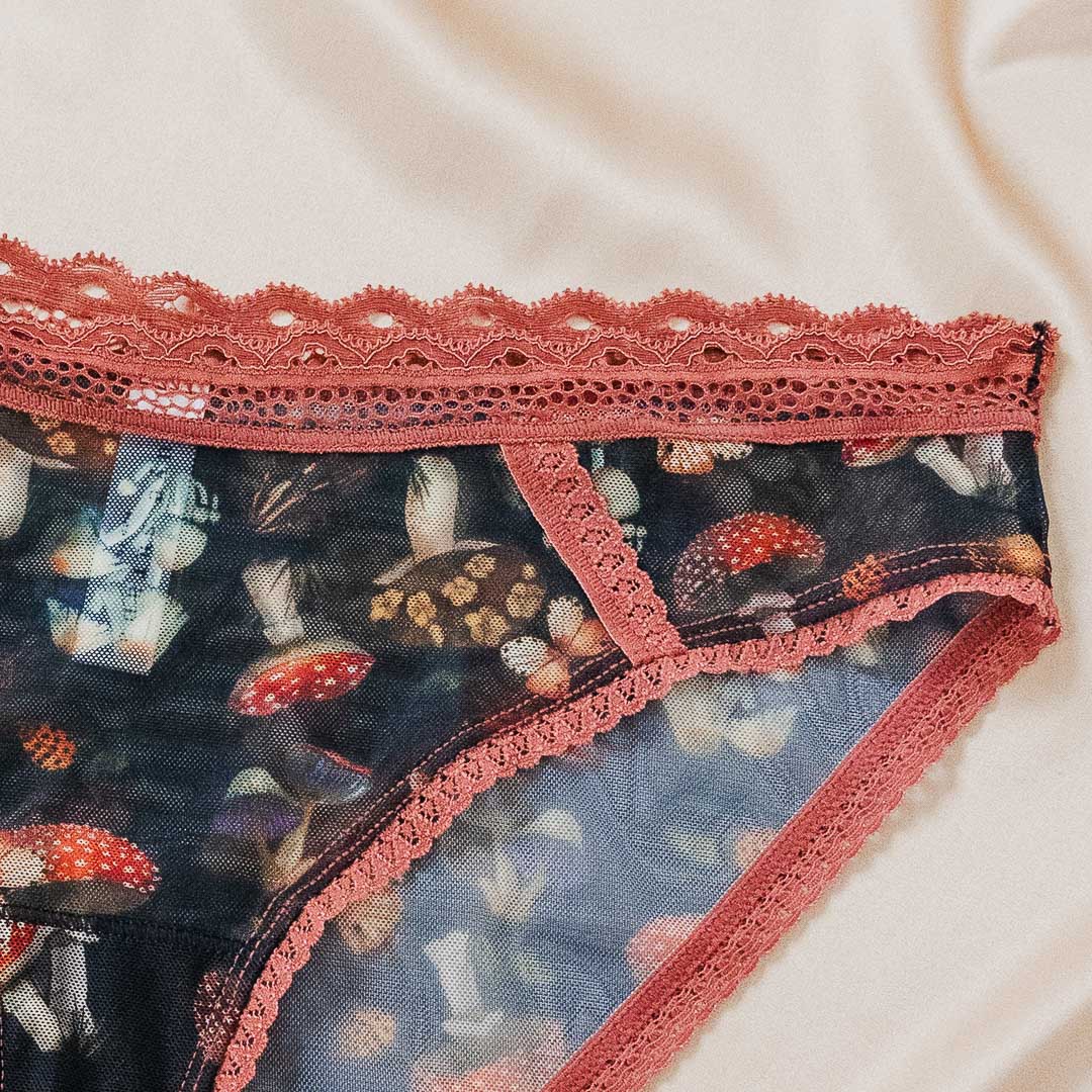 Mystical Mushroom Printed Bikini 4X/5X *fits similar to 2X/3X