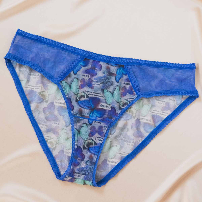 Butterfly Metamorphosis Printed Bikini - Uye Surana