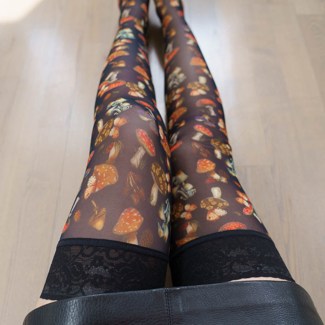 Mystical Mushrooms Stay Up Stockings