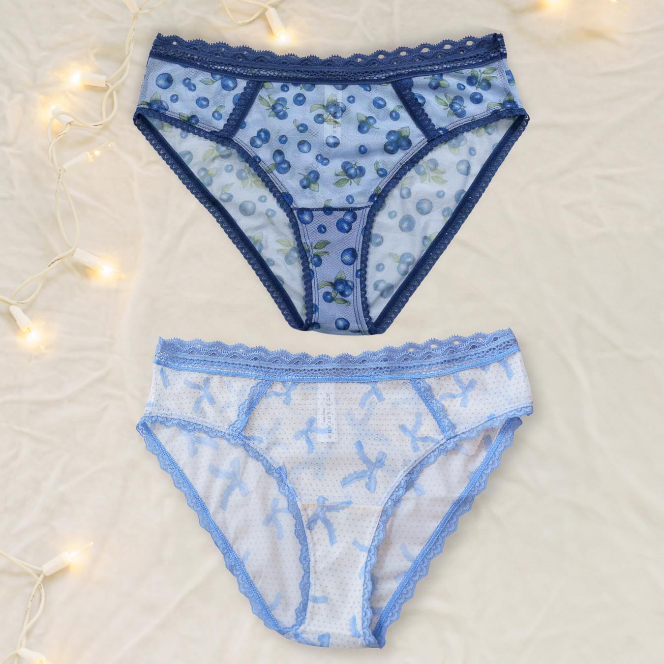 Berry Blue Bliss - Mesh Bikini 2-Pack