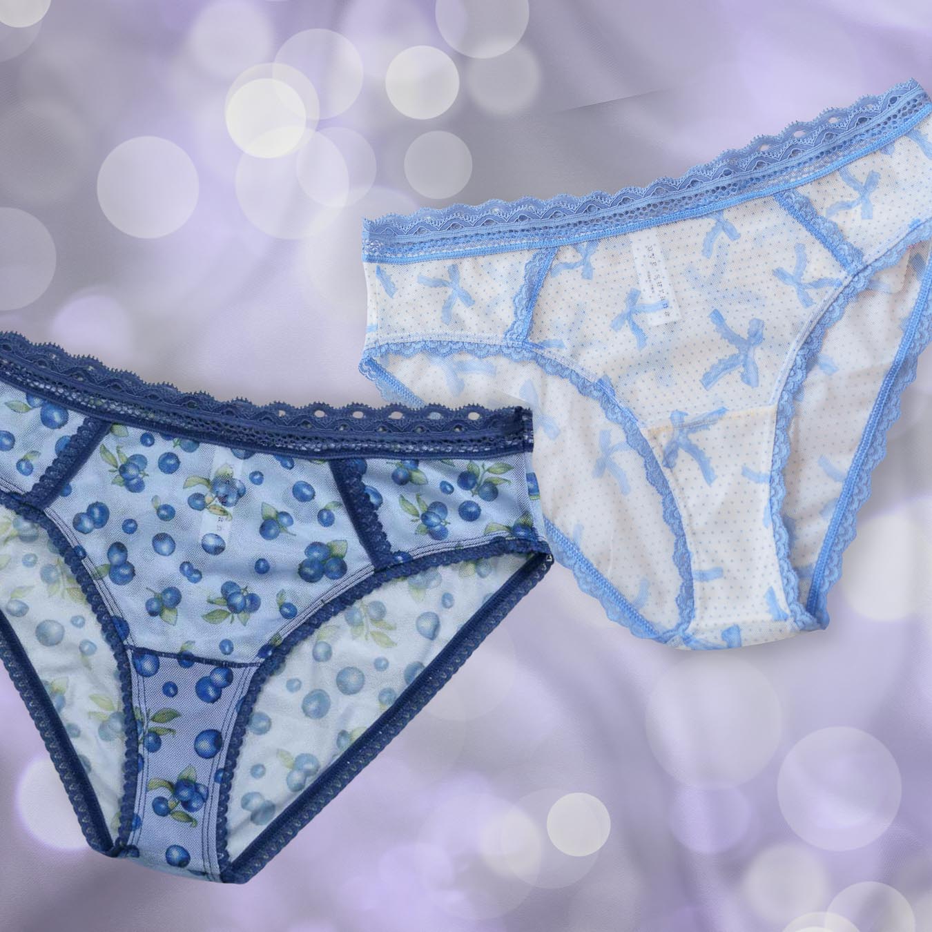 Berry Blue Bliss - Mesh Bikini 2-Pack