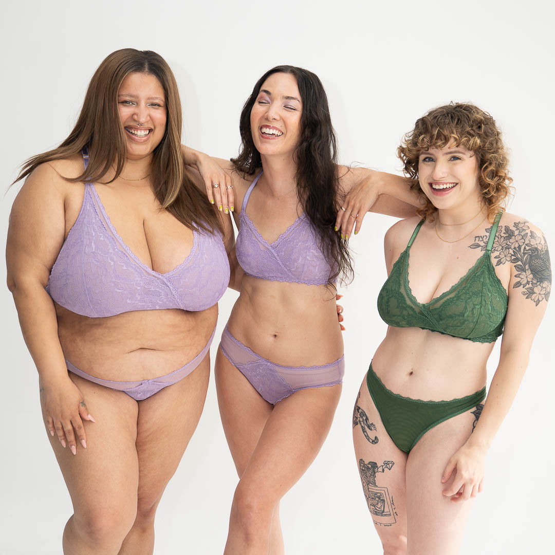 Lilac Lacey Racerback Bralette