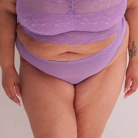 Lilac Lacey Everyday Thong 2X/3X