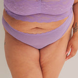 Lacey Everyday Thong in Lilac - Uye Surana