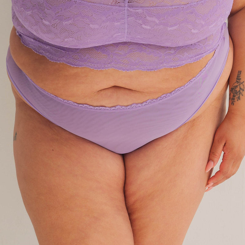 Lacey Everyday Thong in Lilac