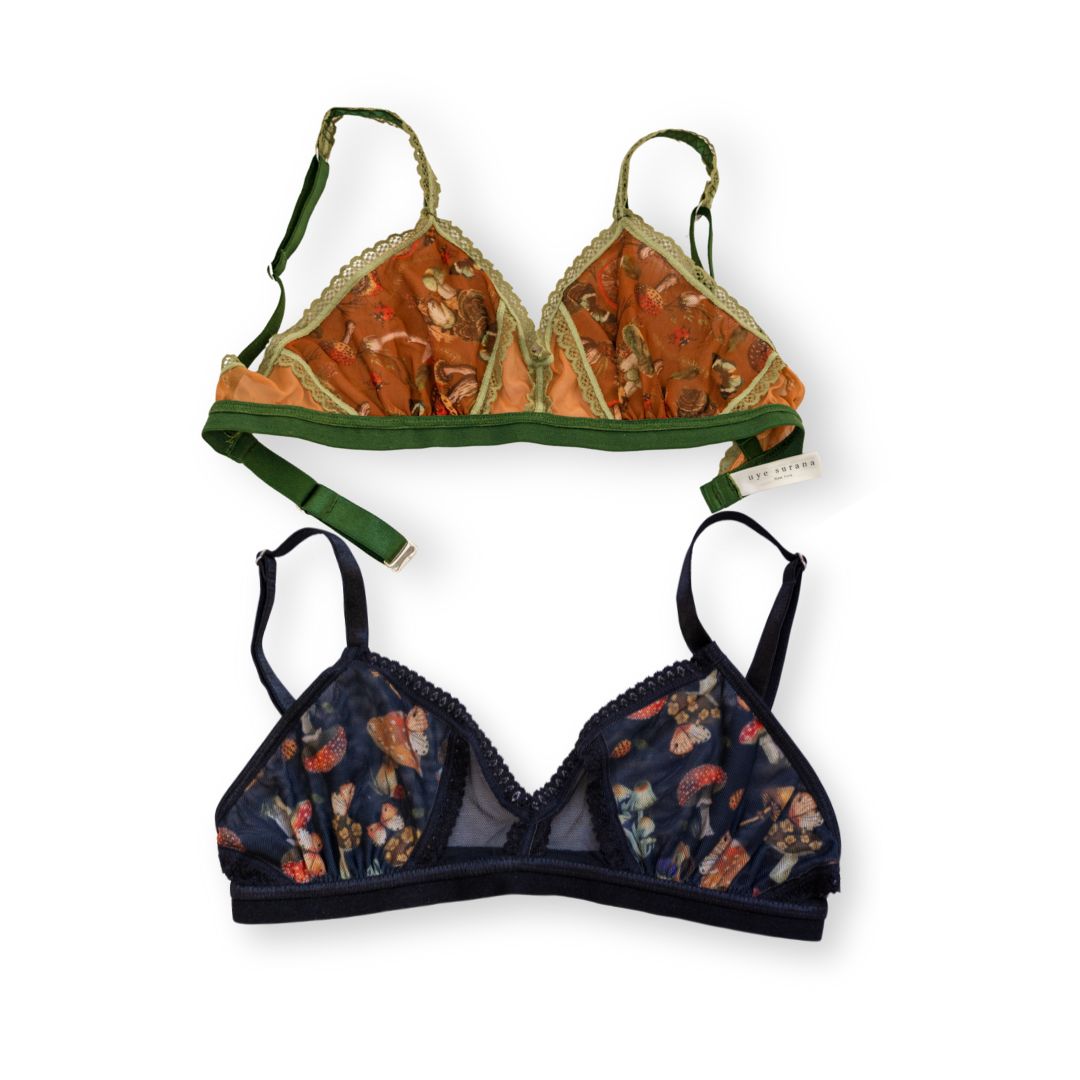 Mushroom Girl Peekaboo Bralette 2-Pack