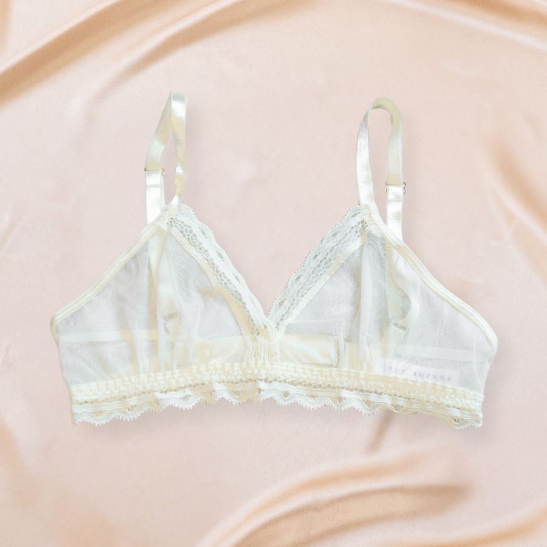 Pearl Sheerly Mesh Bralette