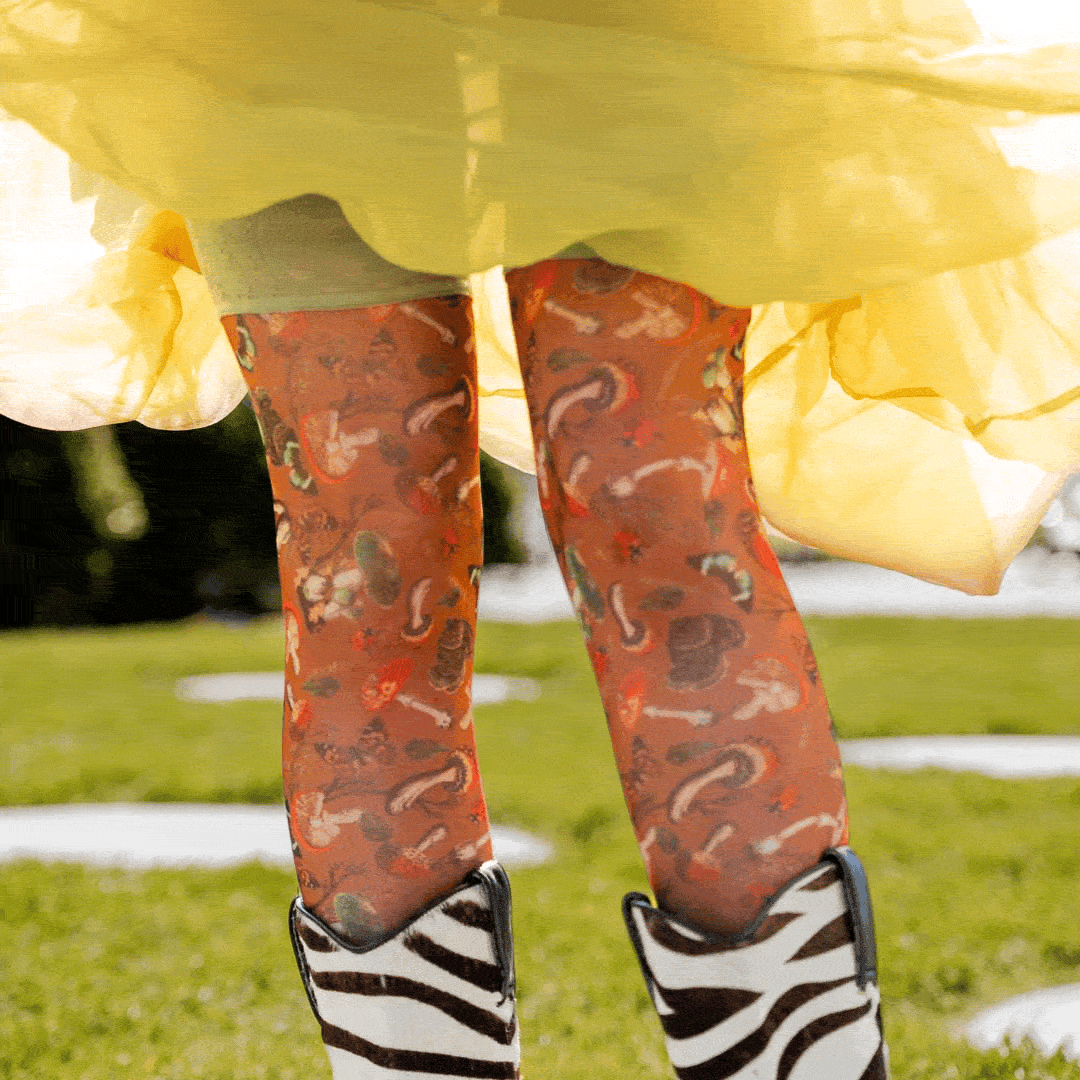 Mushroom Fairy Stay Up Stockings