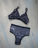 Bats in the Belfry Printed High Waist Undies ✩𝐿𝒾𝓂𝒾𝓉𝑒𝒹✩ - Uye Surana