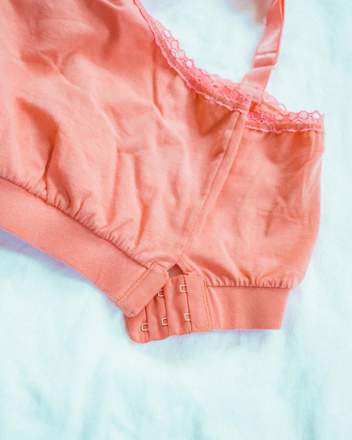 Pima Cotton Everyday Seamless Bra in Papaya - Uye Surana